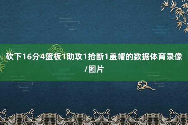 砍下16分4篮板1助攻1抢断1盖帽的数据体育录像/图片