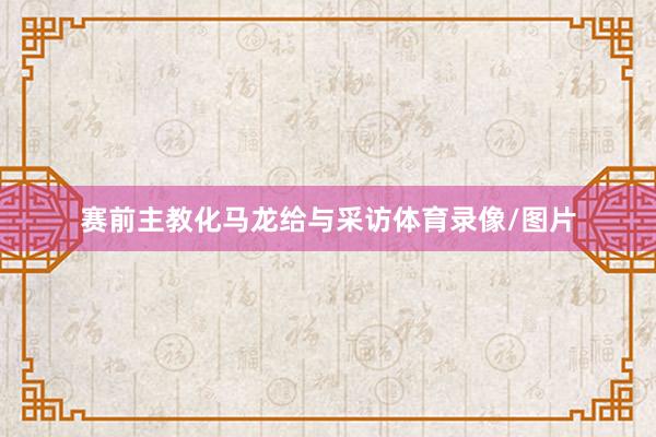 赛前主教化马龙给与采访体育录像/图片