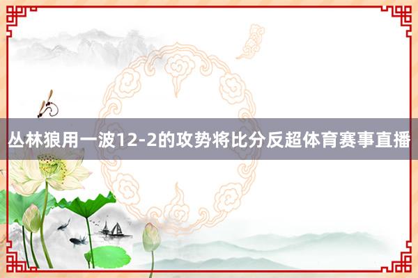 丛林狼用一波12-2的攻势将比分反超体育赛事直播