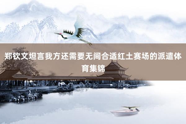 郑钦文坦言我方还需要无间合适红土赛场的派遣体育集锦