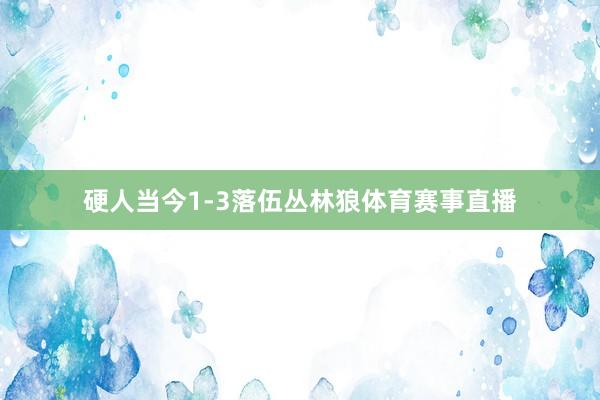 硬人当今1-3落伍丛林狼体育赛事直播