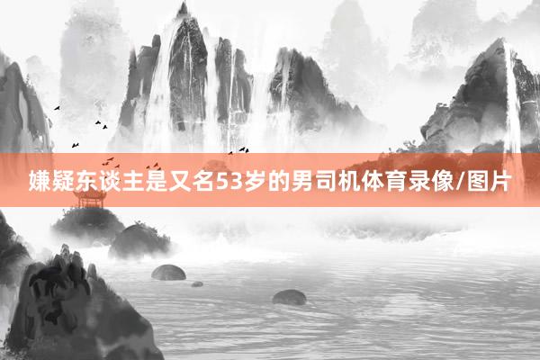 嫌疑东谈主是又名53岁的男司机体育录像/图片
