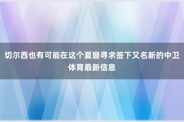 切尔西也有可能在这个夏窗寻求签下又名新的中卫体育最新信息