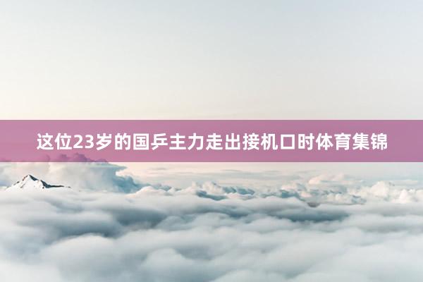 这位23岁的国乒主力走出接机口时体育集锦