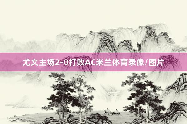 尤文主场2-0打败AC米兰体育录像/图片