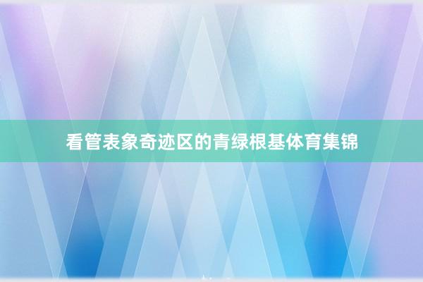 看管表象奇迹区的青绿根基体育集锦