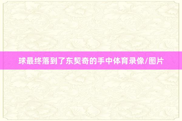 球最终落到了东契奇的手中体育录像/图片